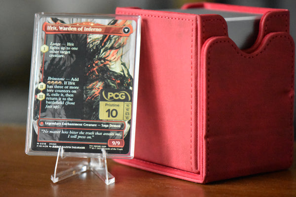 Clive Ifrit's Dominant PCG 10 Pristine in a Slim Player Slab - back view