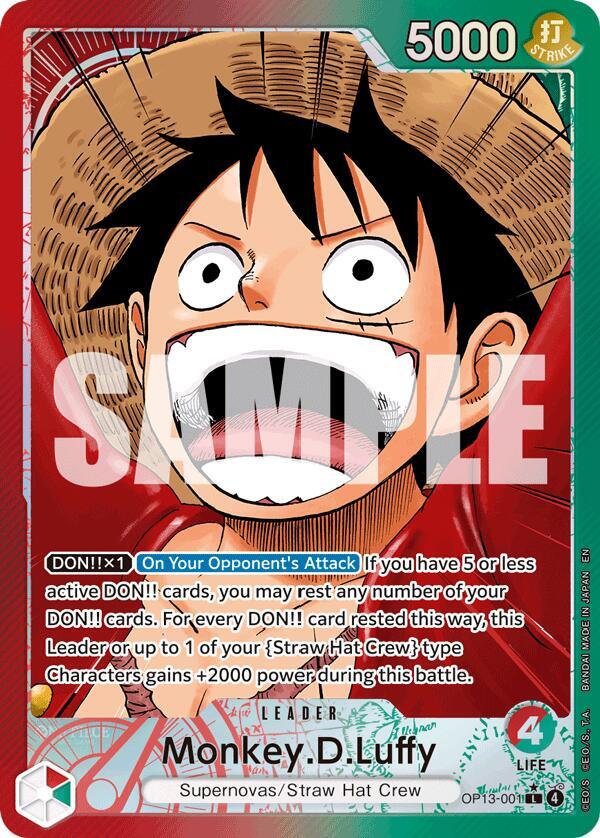 Monkey.D.Luffy (001) (Alternate Art) - sample image