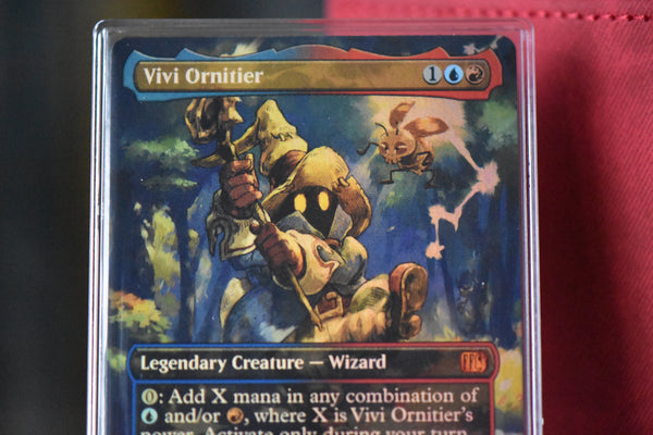 Vivi Borderless PCG 10 Gem Mint in a Slim Player Slab - closeup