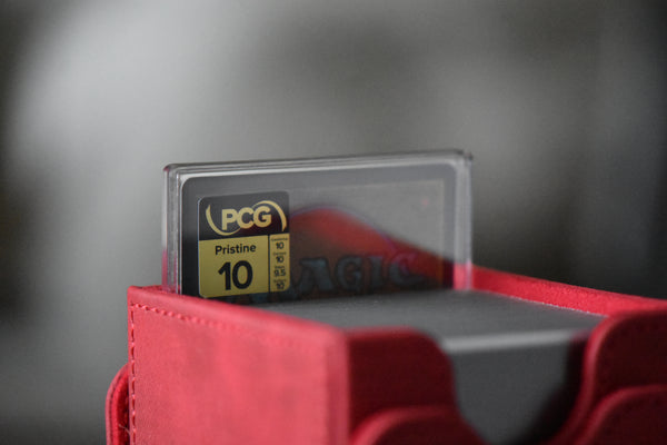 Barnabas Tharmr PCG 10 Pristine in a Slim Player Slab with red deckbox - back view
