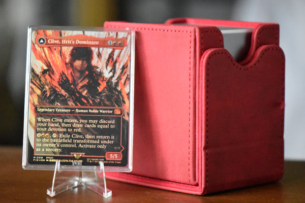 Clive Ifrit's Dominant PCG 10 Pristine in a Slim Player Slab - front view