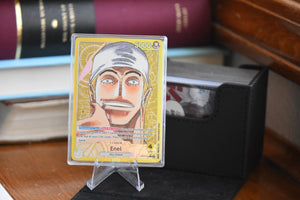 Enel Alt Art PCG 10 in a Slim Player Slab next to a black deckbox - front view.