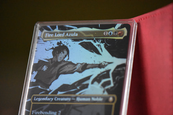Fire Lord Azula PCG 9.5 Gem Mint in a Slim Player Slab - closeup angle