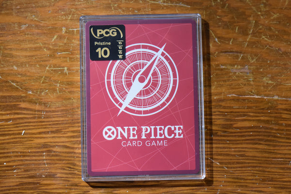 Foxy Parallel PCG 10 Flawless in a Slim Player Slab on a wooden shelf - back.