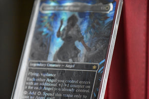 Giada Font of Hope Mana Foil PCG 9.5 Gem Mint in a Slim Player Slab - closeup texture