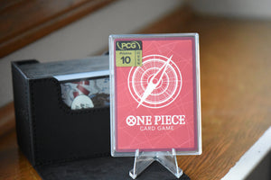 Monkey.D.Luffy 2nd Anniversary Promo PCG 10 Pristine in Slim Player Slab - back of card