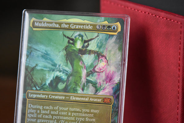 Muldrotha Borderless PCG 9 Mint in a Slim Player Slab - closeup angle
