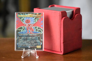 Niv-Mizzet Borderless PCG 9.5 Gem Mint in a Slim Player Slab - front view