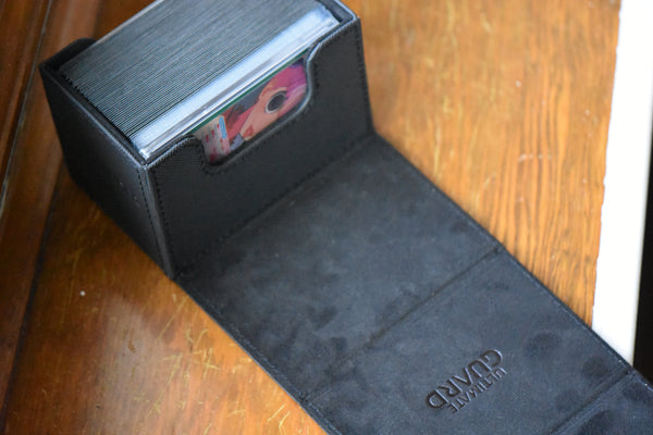 Perona (021) (Alternate Art) Slim Player Slab inside of an Ultimate Guard Sidewinder deck box - top view