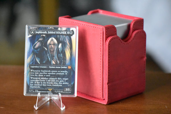 Sephiroth Borderless PCG 9.5 Gem Mint in a Slim Player Slab - front view