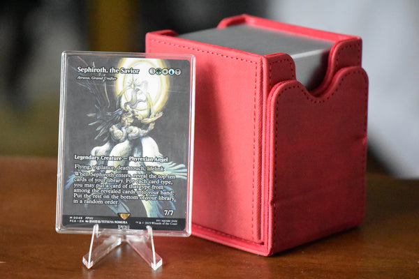 Sephiroth the Savior PCG 9.5 Gem Mint in a Slim Player Slab - front view