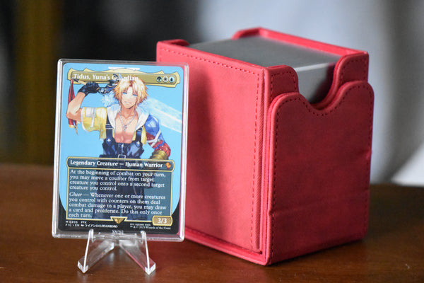Tidus Yuna's Guardian Borderless PCG 9.5 Gem Mint in a Slim Player Slab - front view