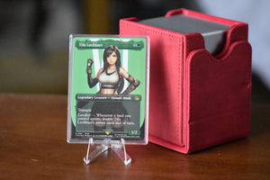 Tifa Lockhart Borderless PCG 9.5 Gem Mint in a Slim Player Slab - front view
