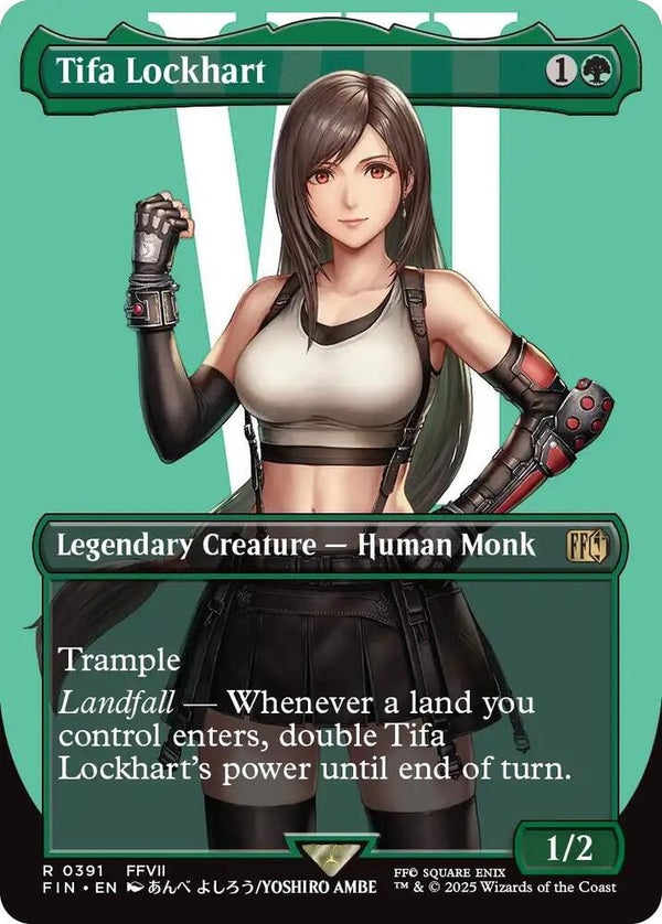 Tifa Lockhart Borderless - sample image
