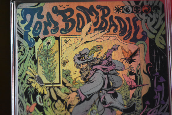Tom Bombadil Borderless PCG 9 Mint in a Slim Player Slab - closeup 2