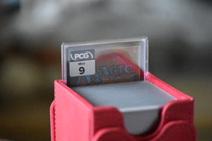 Torbran SLD 463 PCG 9 Mint in a Slim Player Slab inside a deckbox - back view