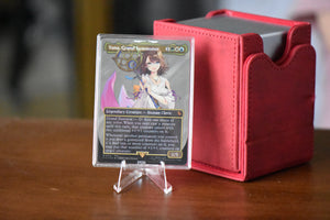 Yuna Grand Summoner PCG 9.5 Gem Mint in a Slim Player Slab - front view