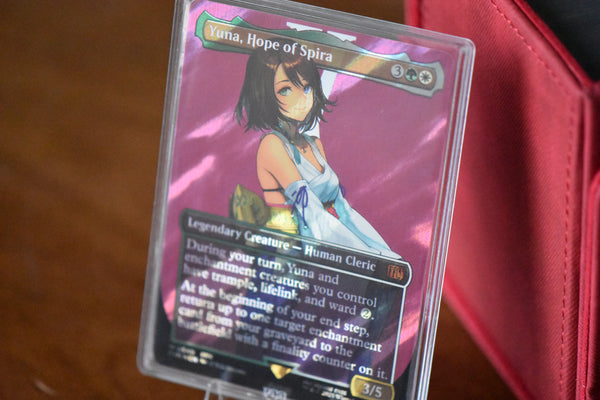 Yuna Hope of Spira PCG 9 in a Slim Player Slab - closeup